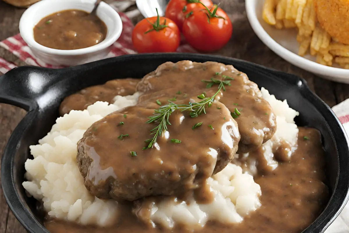 hamburger steak and gravy