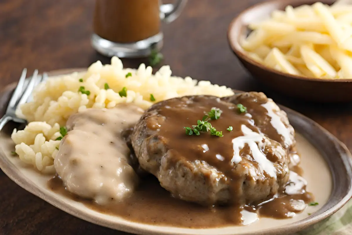 hamburger steak and gravy