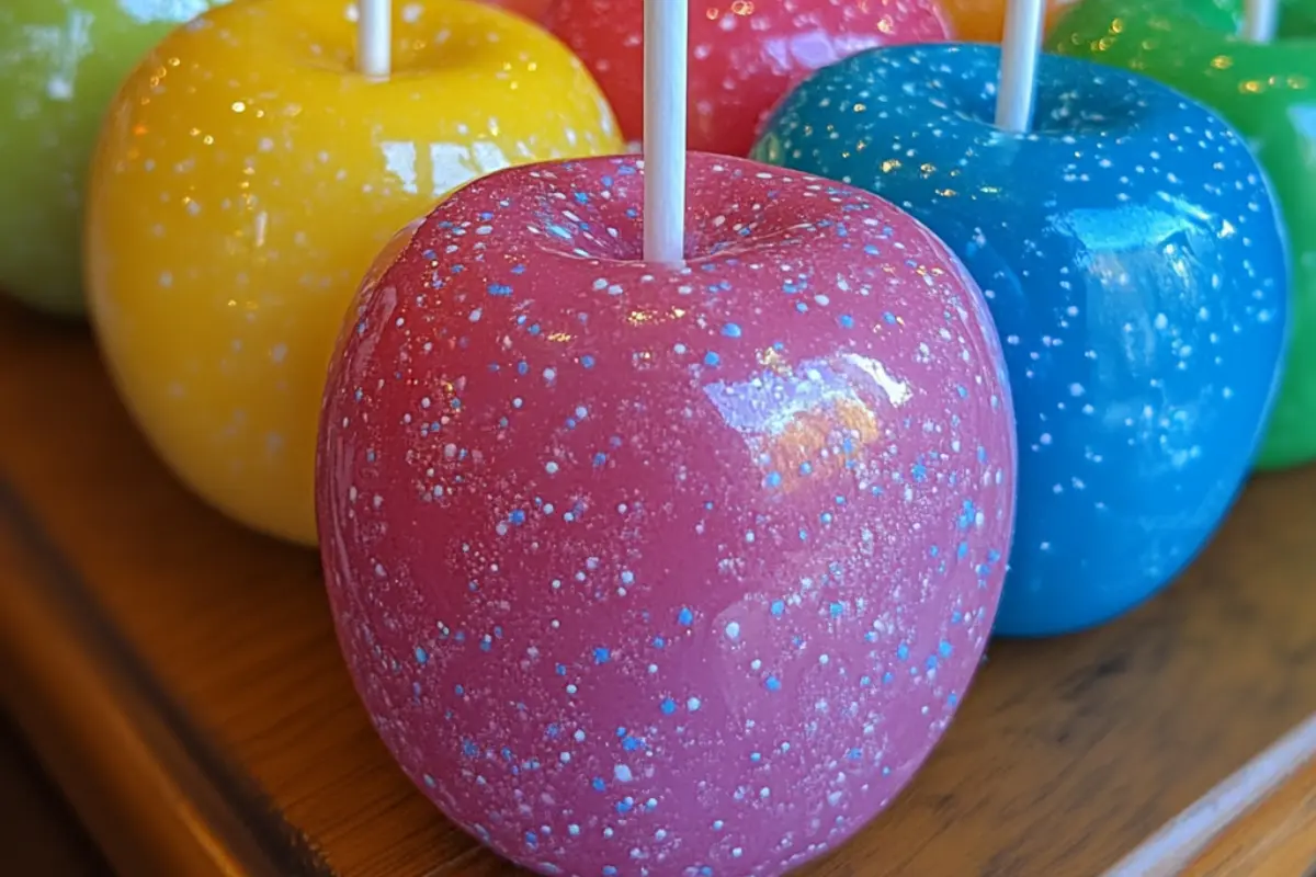 Colorful Candy apple recipe