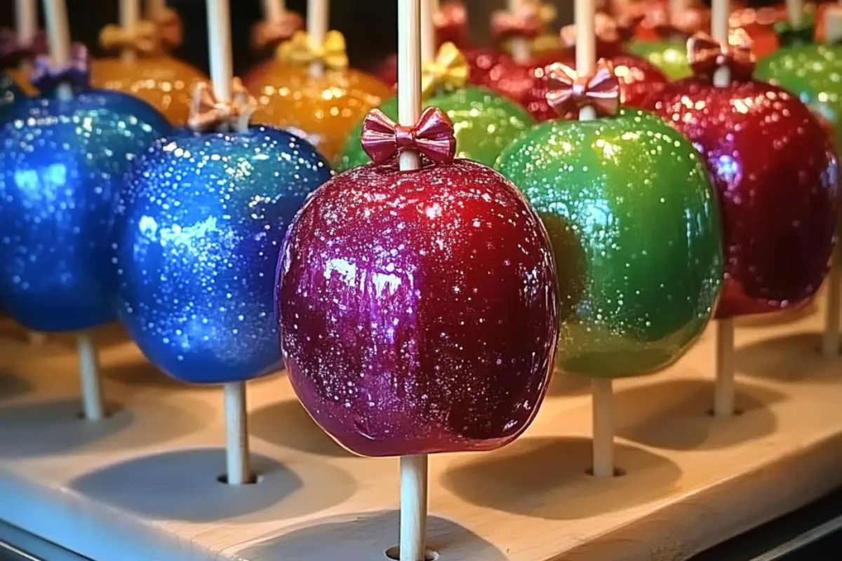 Colorful Candy apple recipe